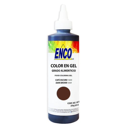 Dark Brown Gel Color - Enco Foods