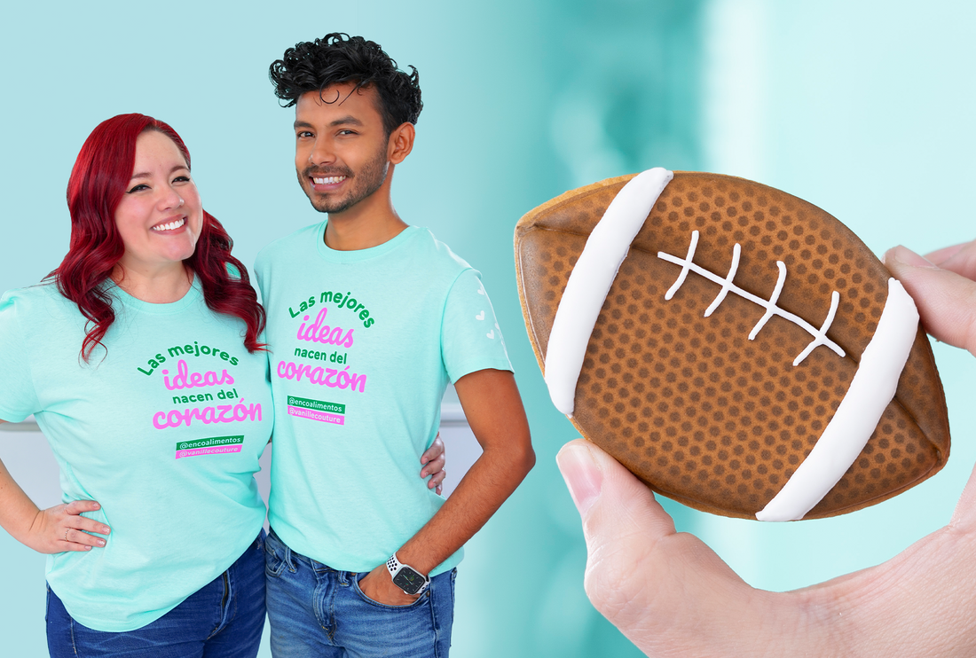 Super Bowl surprise decoration by Vanille Couture!