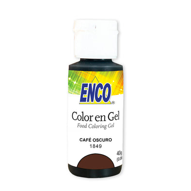 Dark Brown Gel Color - Enco Foods