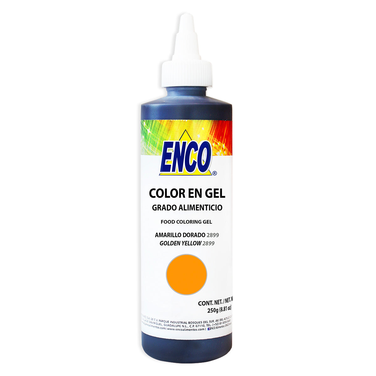Golden Yellow Gel Color - Enco Foods