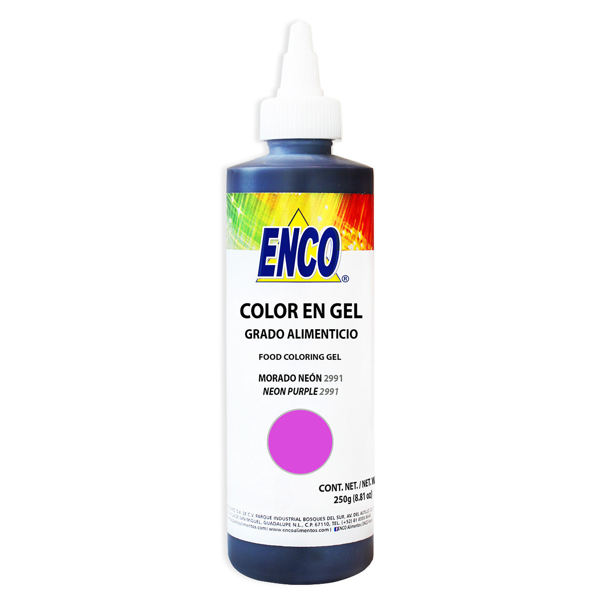 Neon Purple Gel Color - Enco Alimentos
