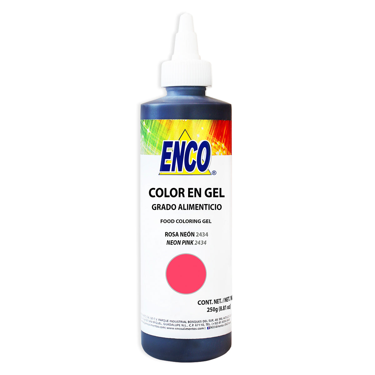 Neon Pink Gel Color - Enco Foods